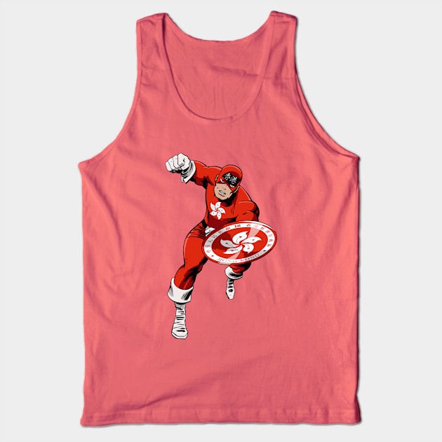 Captain Hong Kong Tank Top by ThirteenthFloor